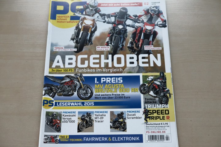 Deckblatt PS Sport Motorrad (02/2015)